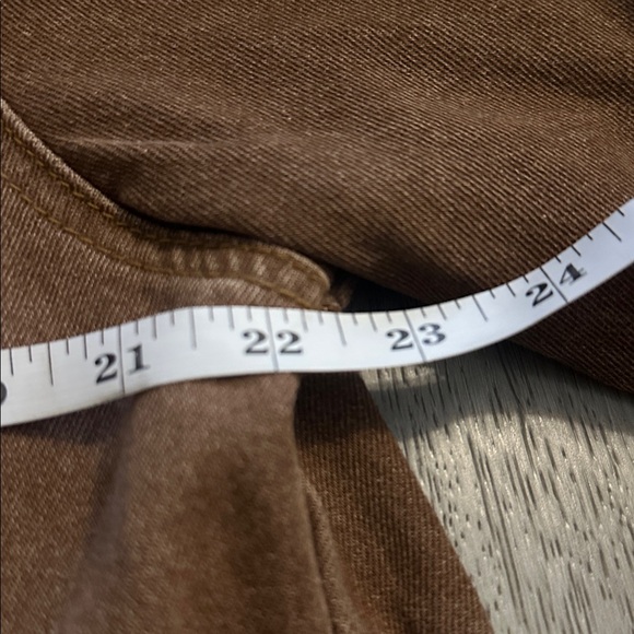 NWT Brown Denim Jacket Manly size Large - Picture 8 of 9